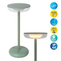Akku-Tischleuchte PASI - LED-Modul, 6W, IP44