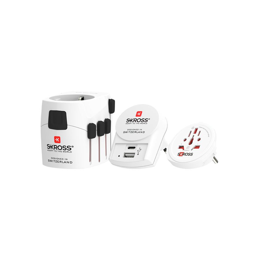 PRO+ USB AC30PD - World Travel Adapter incl. Euro USB Charger AC30PD