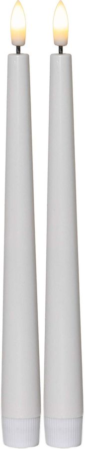 LED Dinner Kerze 2 pack Flamme Candy - Indoor, 26 cm Höhe,Timerfunktion