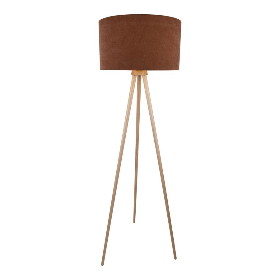 Stehleuchte  ARDITA  H: 152cm mocha mousse - IP20, E27, Braun