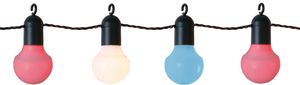 Lichterkette Hooky Netzbetrieben - IP44, Multicolor, 20 LED's, 570cm