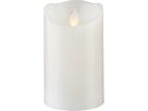 LED Pillar Kerze M-Twinkle - Indoor, Weiss, 12.5cm Höhe, Timerfunktion