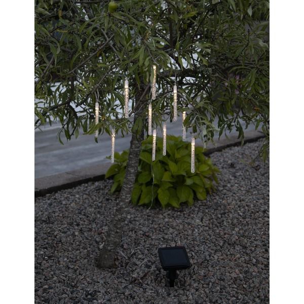 Solar Lichterkette Bubbly Light-chain - IP44, Warmweiss, Dämmerungssensor
