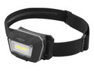 LED Profi-Stirnlampe HD280RS - 3.7V DC (USB) 3W, 280lm, IP65, max. 9h, 21m, L=78.4mm, B=47.4mm, H=45.9mm