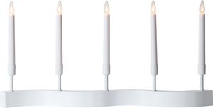 Kerzenständer Flow - IP20, Neutralweiss, 5 LED's