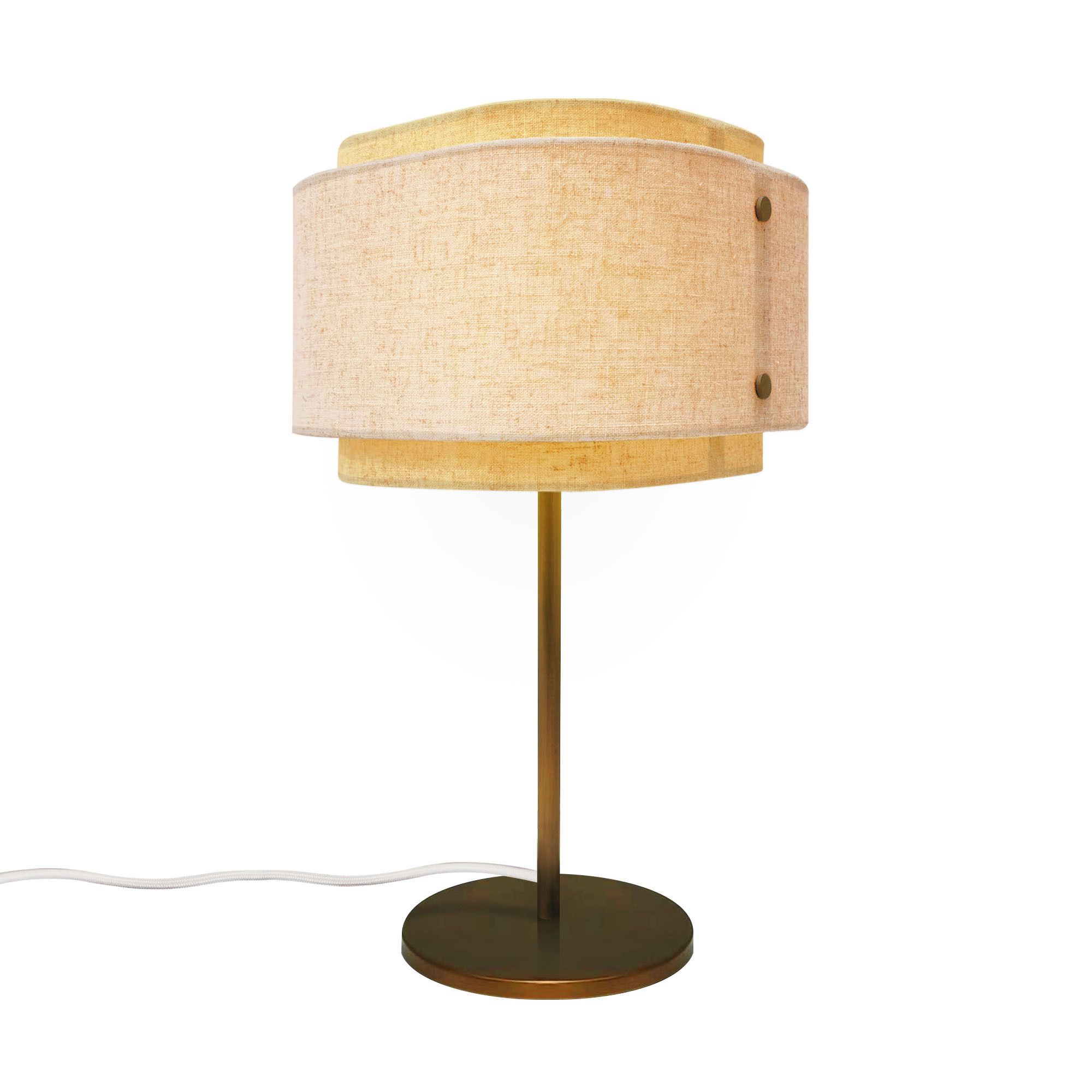 Tischlampe Takai Beige - E27, IP20, 230V