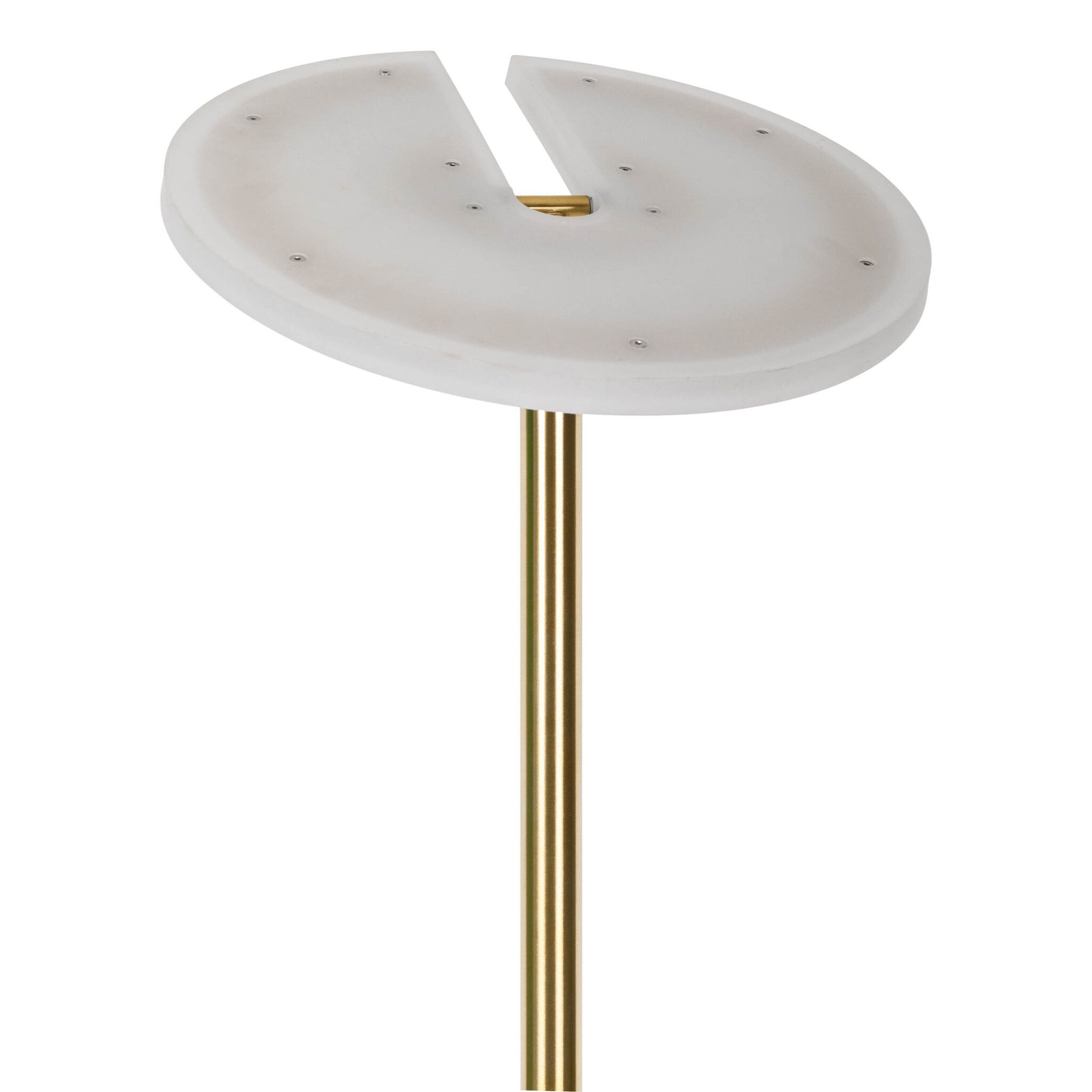 LED-CCT Stehleuchte  SAMIRO  inkl. Lesearm H: 180cm messing matt - IP20, LED-Modul, Messingmatt
