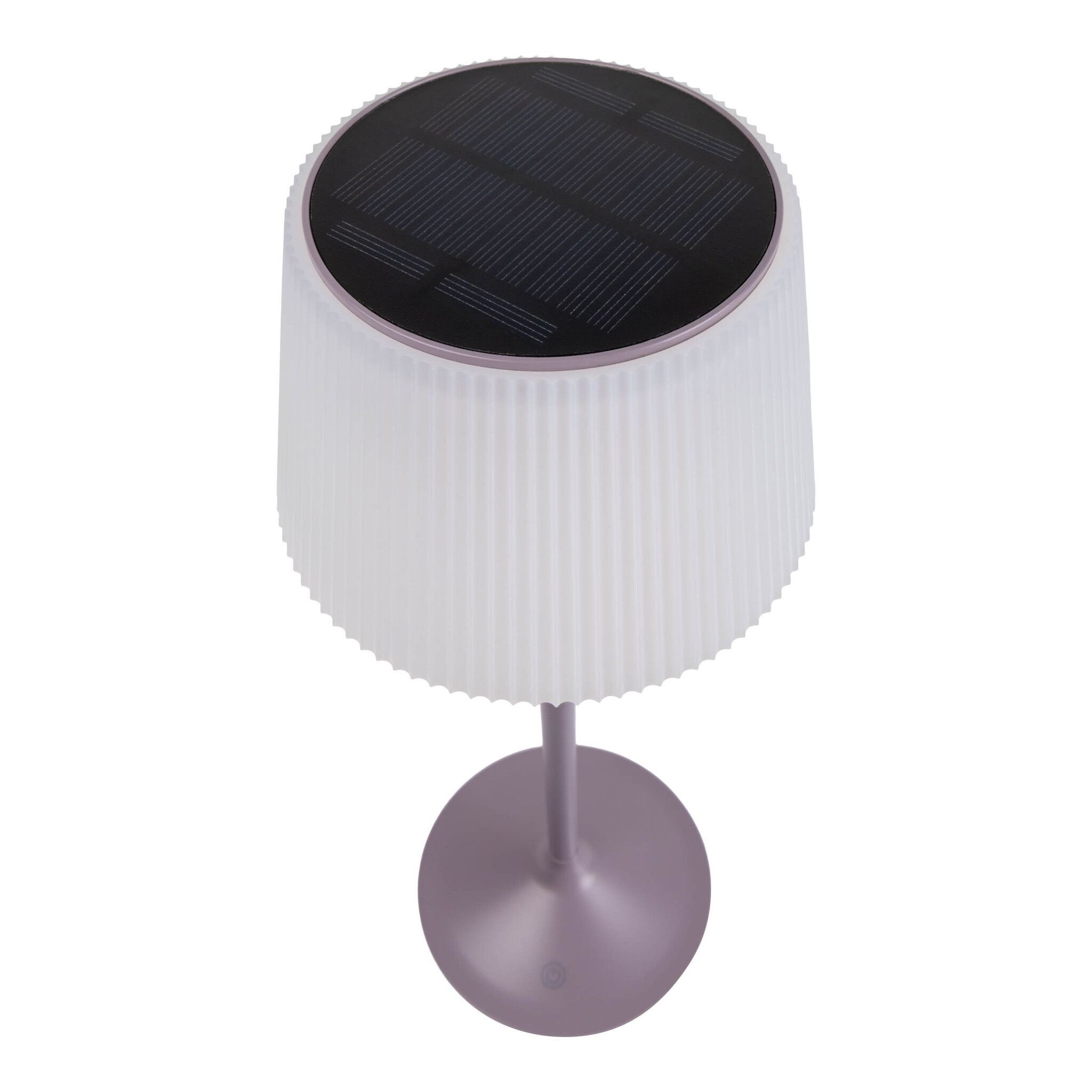 Solar- Akkutischleuchte EMMI brombeer inkl. CCT  Touch H: 38 cm - LED-Modul, 3W, IP44