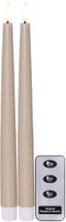 LED Dinner Kerze 2 pack Flamme Slim - 0/20
