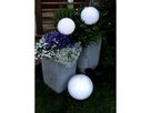 Décoration solaires Globus - Weiss, Lichtfarbe Warmweiss