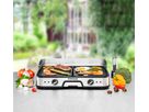 Tischgrill BBQ 2025 - 2000W, Edelstahl, Schwarz