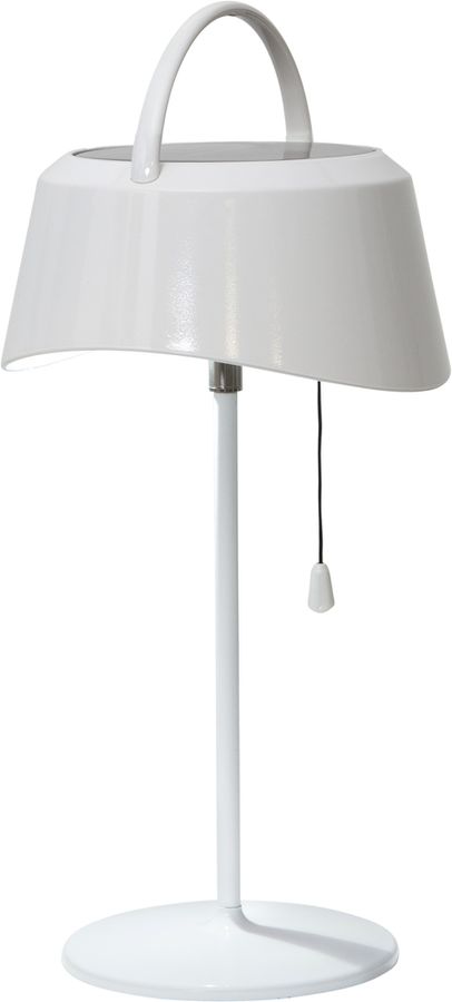 Lanterne solaire Cervia - Weiss, Lichtfarbe Warmweiss