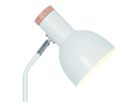 Tischleuchte Devone Weiss - 15W, E27, IP20