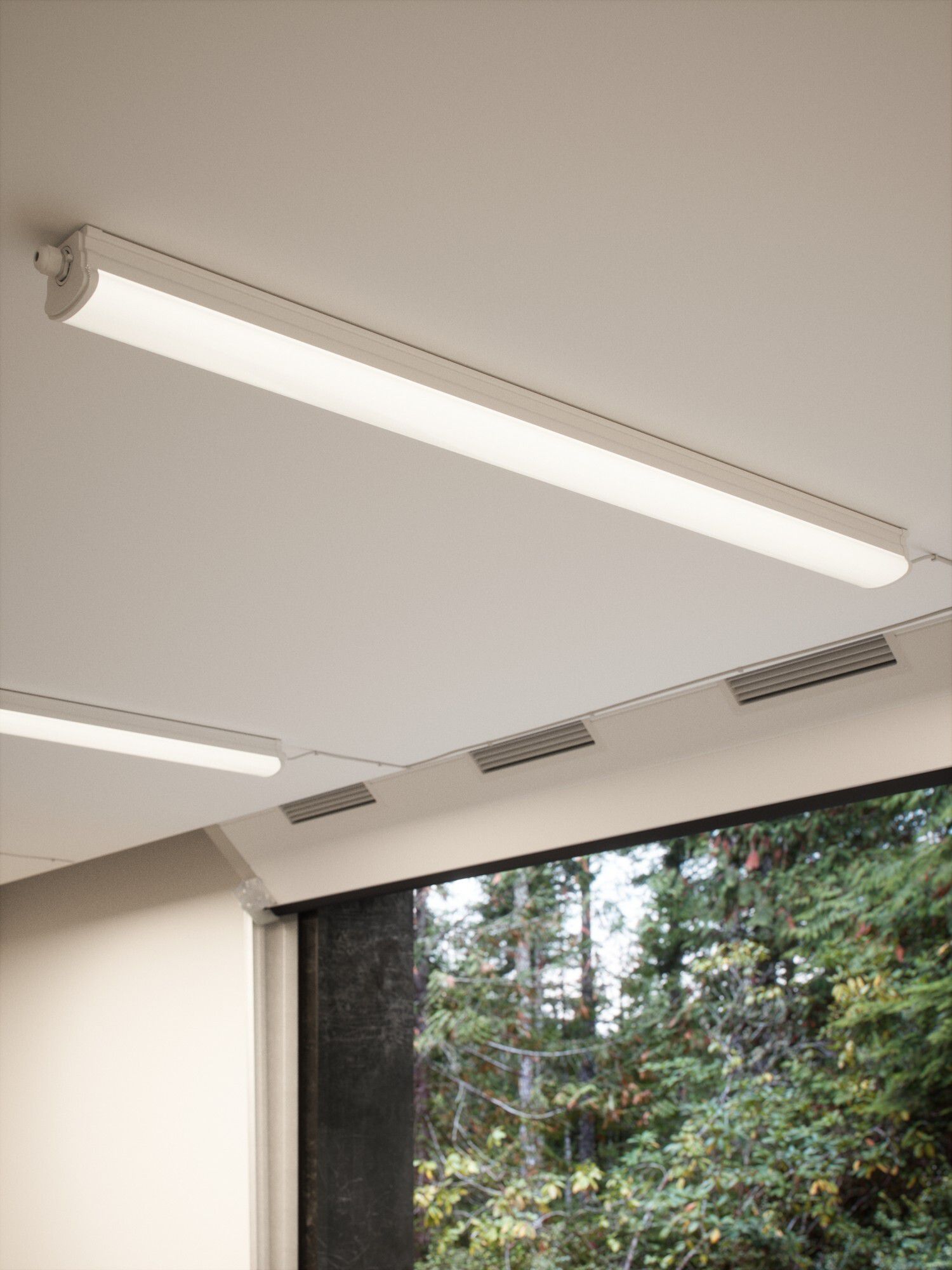 Oakland 120, Einzel, Weiss - 22W LED, 4000K, IP65, 230V