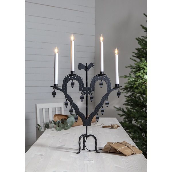 Kerzenständer El-Tupp - IP20, Warmweiss, 4 LED's
