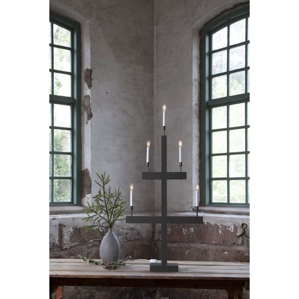 Kerzenständer Storm - IP20, Warmweiss, 5 LED's