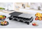 Griglia per raclette RCS 1350 - Raclette Grill , Edelstahl/schwarz, 1350W