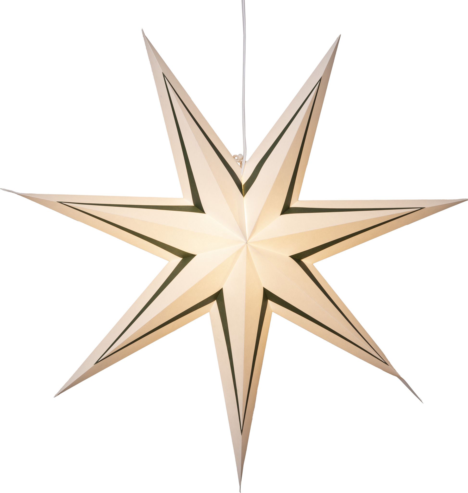 Paper Star Stripe - Indoor, , Weiss