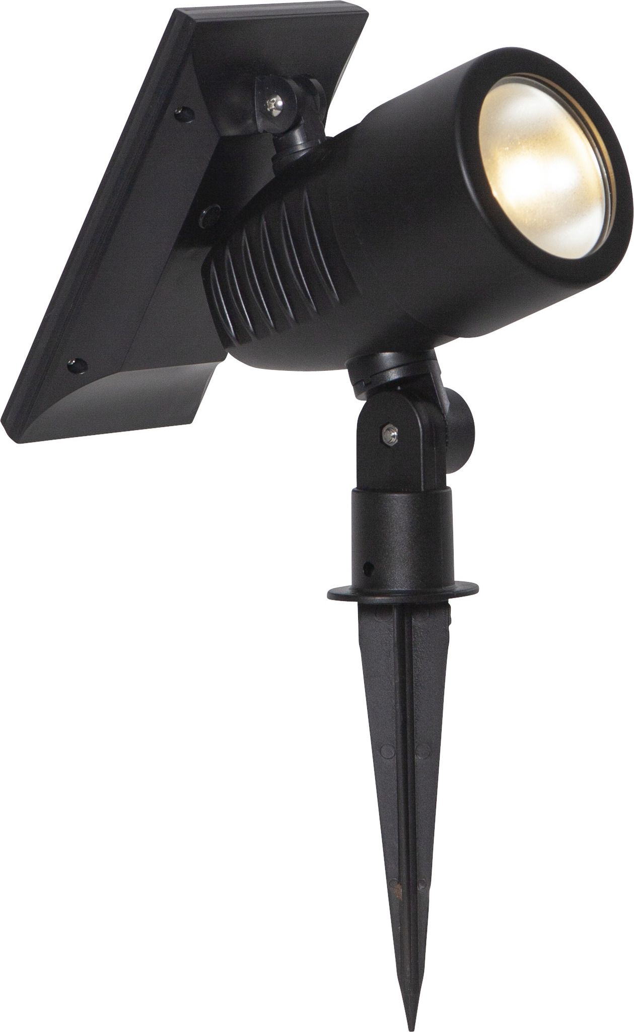 Solar Scheinwerfer Powerspot - Schwarz, Lichtfarbe Warmweiss