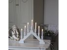 Kerzenleuchter Sara - IP20, Weiss, Warmweiss