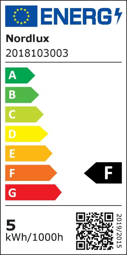 Sponge, Pendelleuchte, Schwarz/Weiss - LED Modul, 5W, IP65