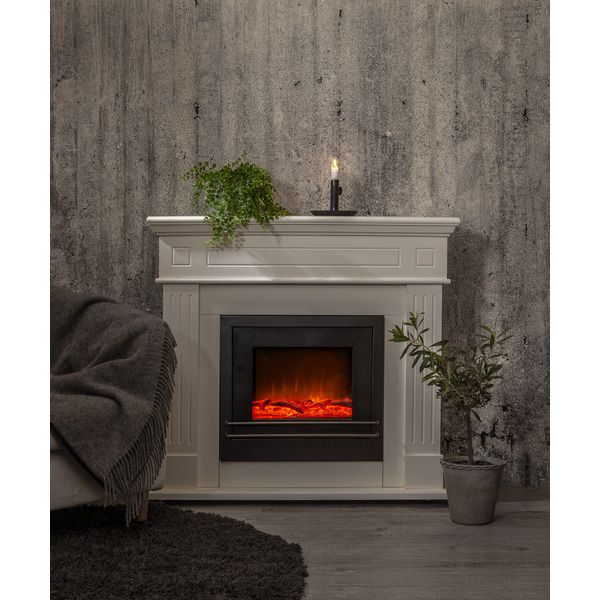 Fireplace - Indoor, Schwarz, 40cm Höhe, Timerfunktion