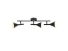 Deckenleuchte Kelvis 3-Spot Schwarz - GU10, IP20, 230V