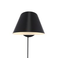 Stay Short, Wandleuchte, Schwarz - E27, max. 60W, IP20