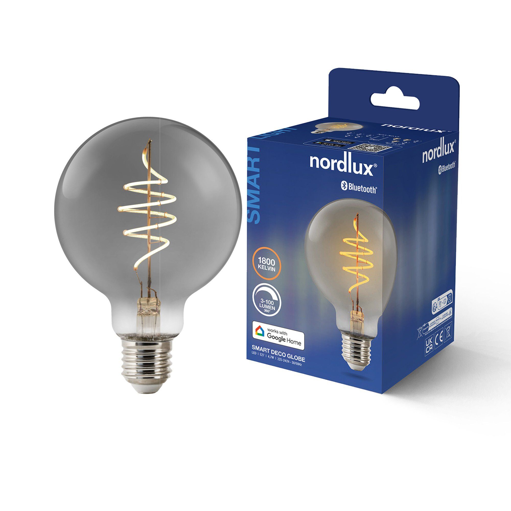 LED-Leuchtmittel Smart, Deco-E27, G95 , 380lm - LED-Leuchtmittel Smart, Deco-E27, G95 , 380lm