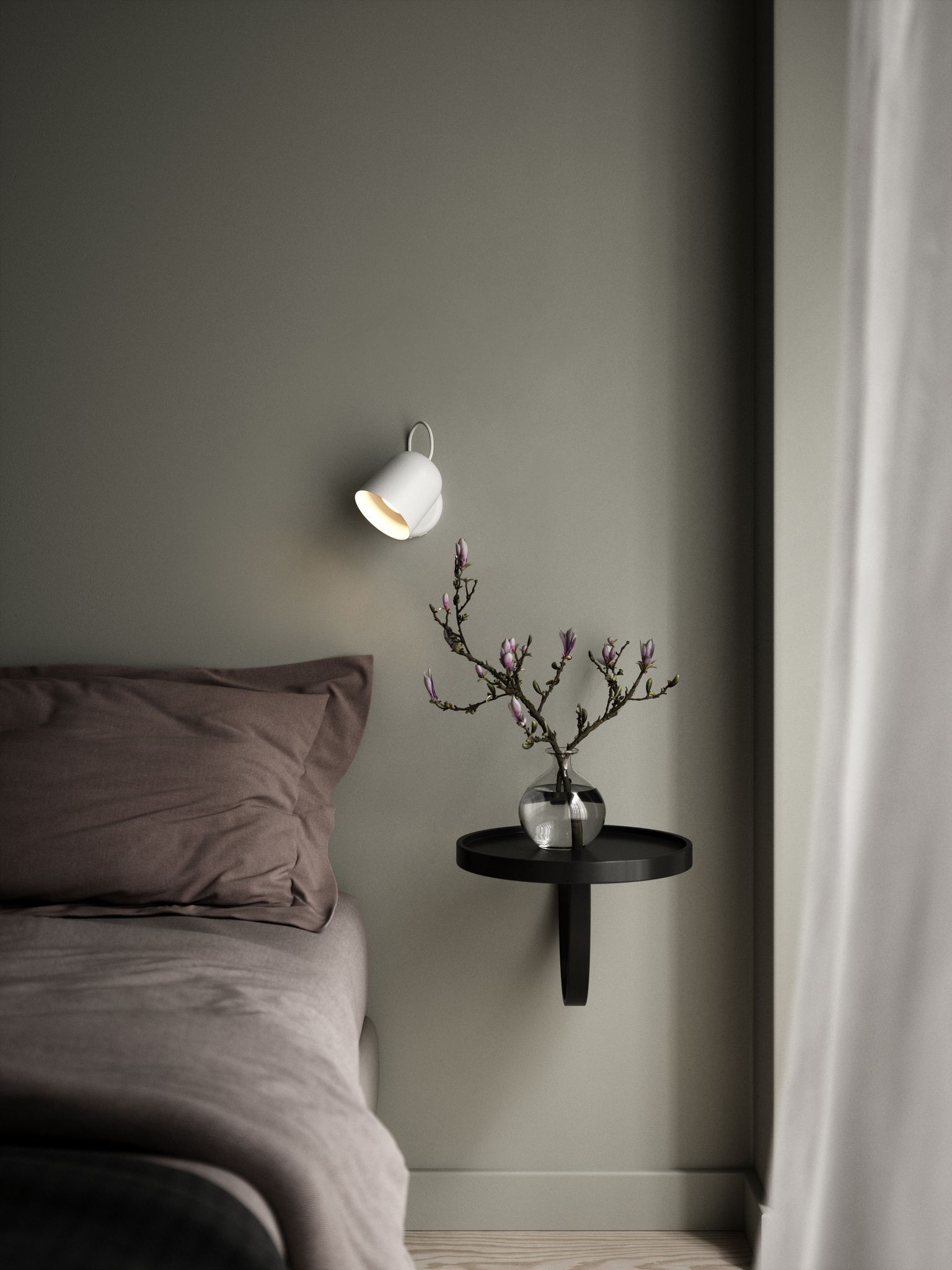 Angle, Wandleuchte, Weiss - IP20, GU10