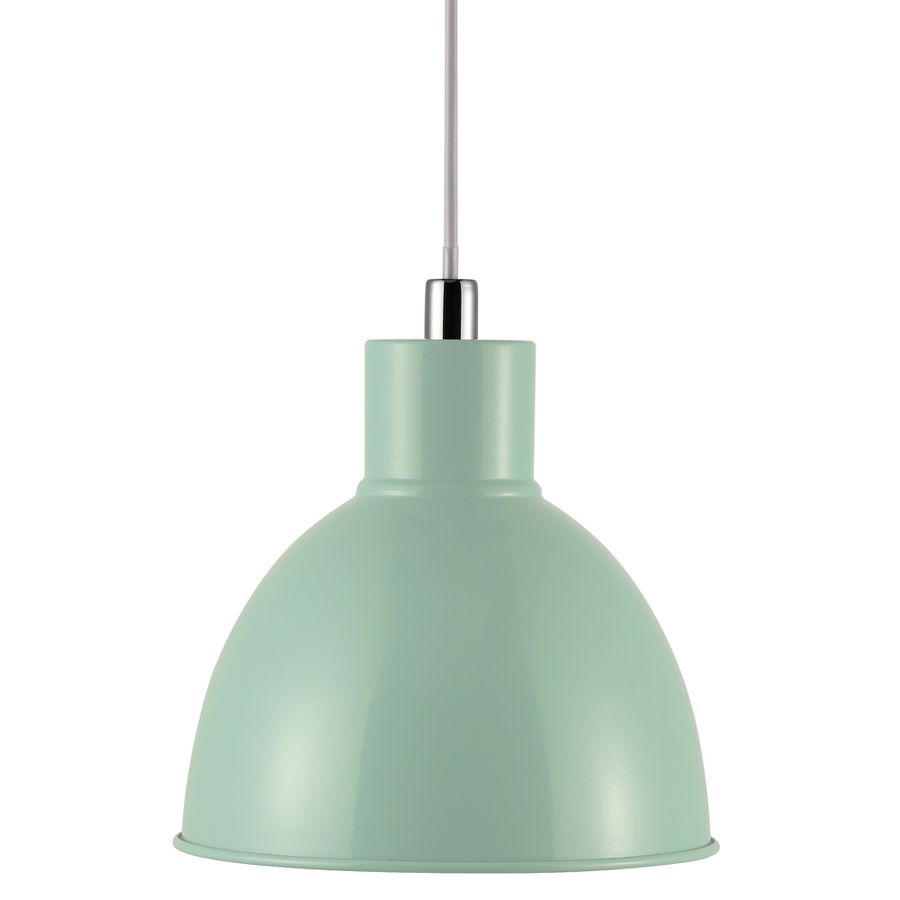 Pendelleuchte POP (Grün) - E27, max. 40W, IP20, grün, dimmen optional, exkl. Leuchtmittel, D=215mm, H=230mm, PL=2230mm
