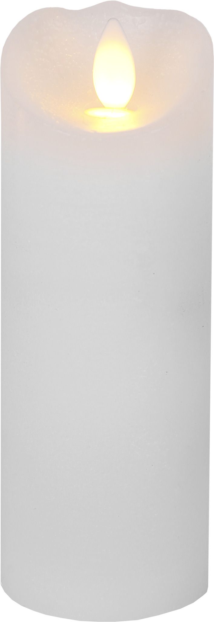 LED Pillar Kerze Glow - Indoor, Weiss, 15cm Höhe, Timerfunktion