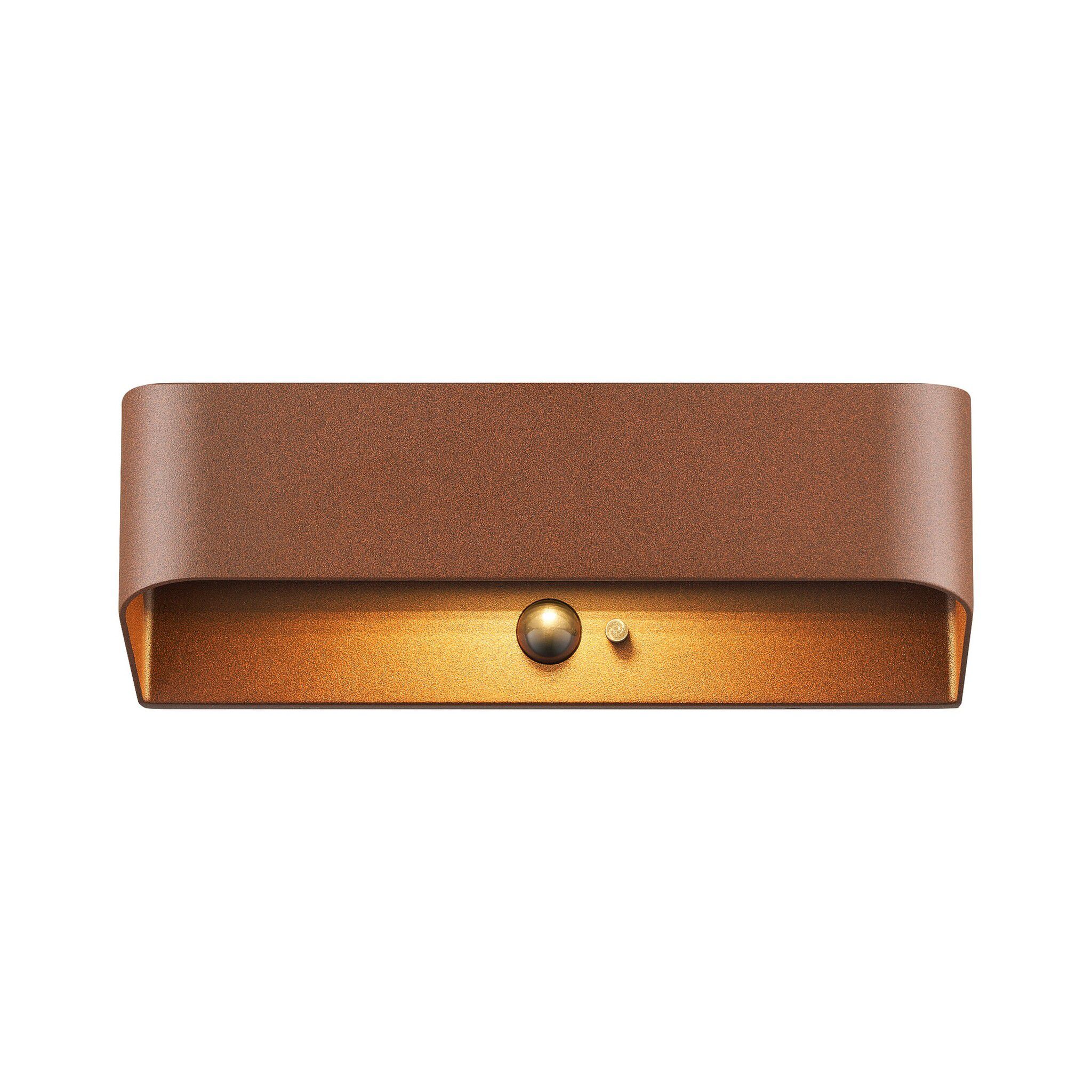 Wandleuchte Marcellio Solar  Braun - 5W, LED-Modul, IP54