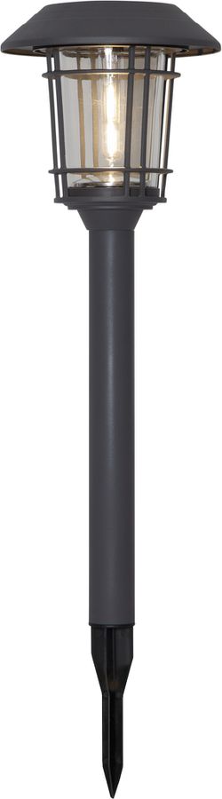 Solar Poller-Leuchte Filip - Graphite, Lichtfarbe Warmweiss