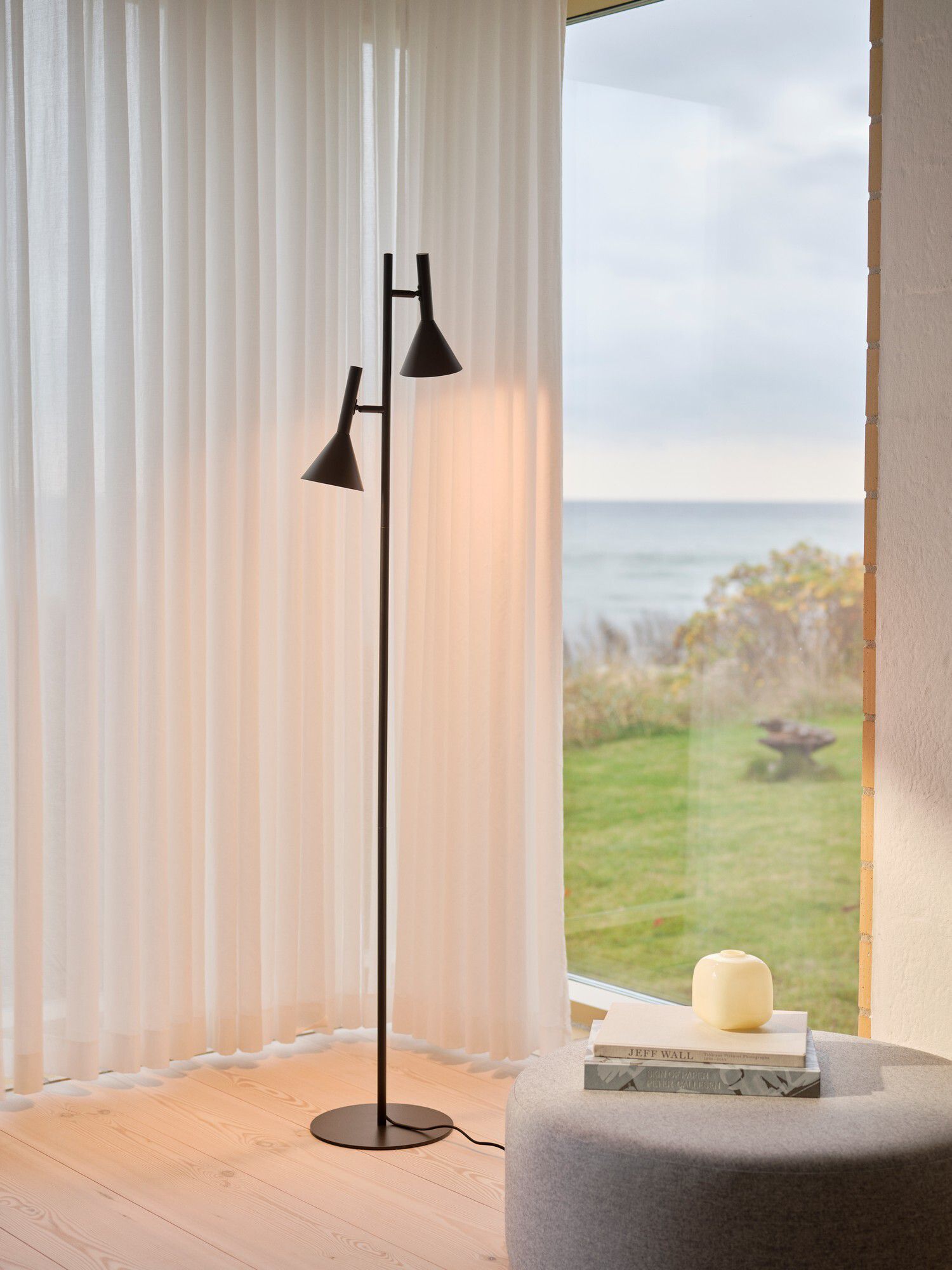 Stehlampe Kelvis Schwarz - GU10, IP20, 230V