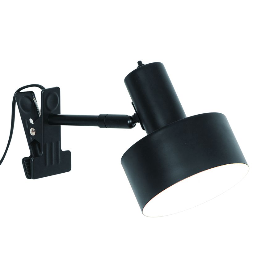 Klemmleuchte Matis Schwarz - 15W, E27, IP20