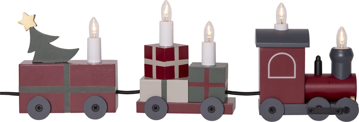 Indoor Decoration CHRISTMAS TRAIN - IP20, Warmweiss,Multicolor