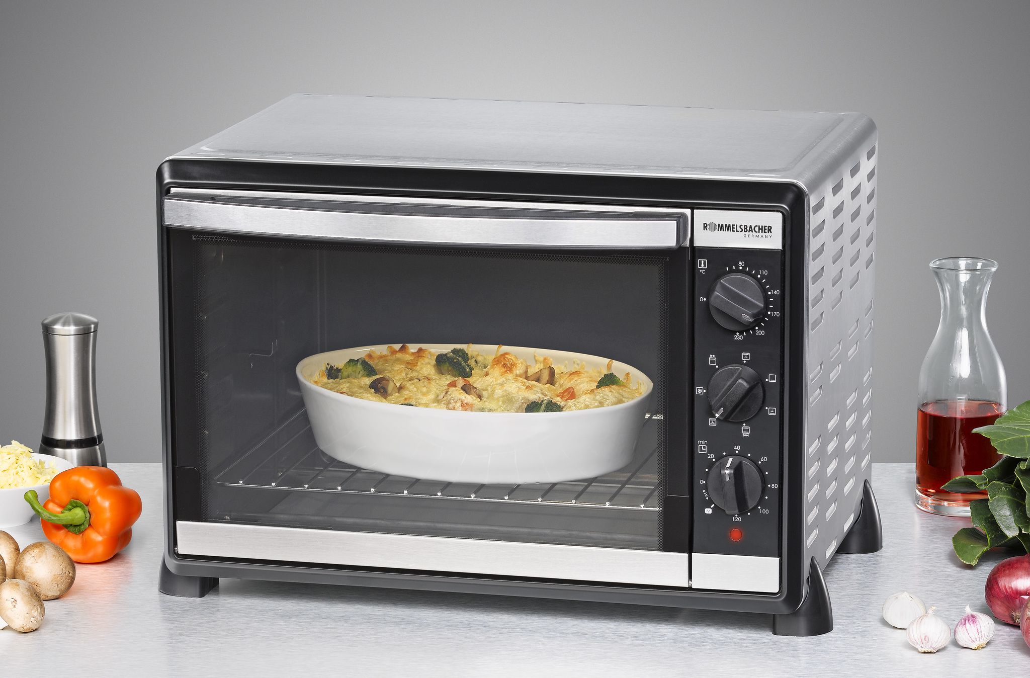 Forno posteriore e griglia BG 1805 - Back & Grill Ofen, Edelstahl, 1800W