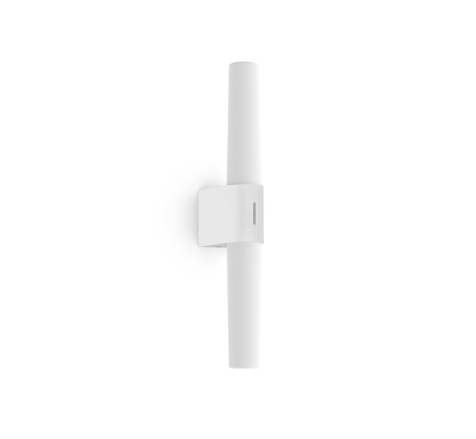 Helva Basic,  Doppel- Wandleuchte,Weiss - LED Modul, 9W, IP44