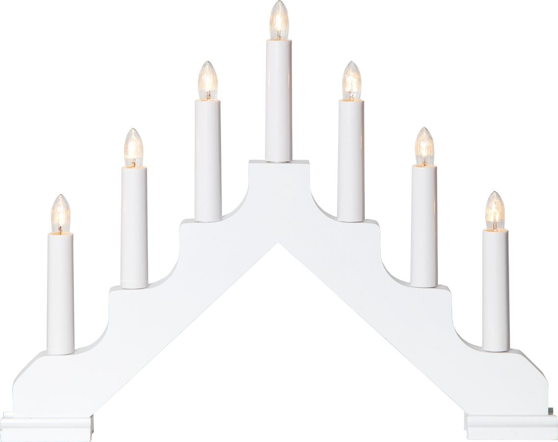 Kerzenständer Ada - IP20, Klar, 7 LED