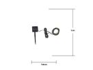 Solar Lichterkette Dew Drop Micro - IP44, Warmweiss, 100 LED'S