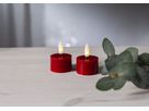 LED Teelicht 2 Pack Flamme Flow - Indoor, Rot, 5cm  Höhe, Timerfunktion