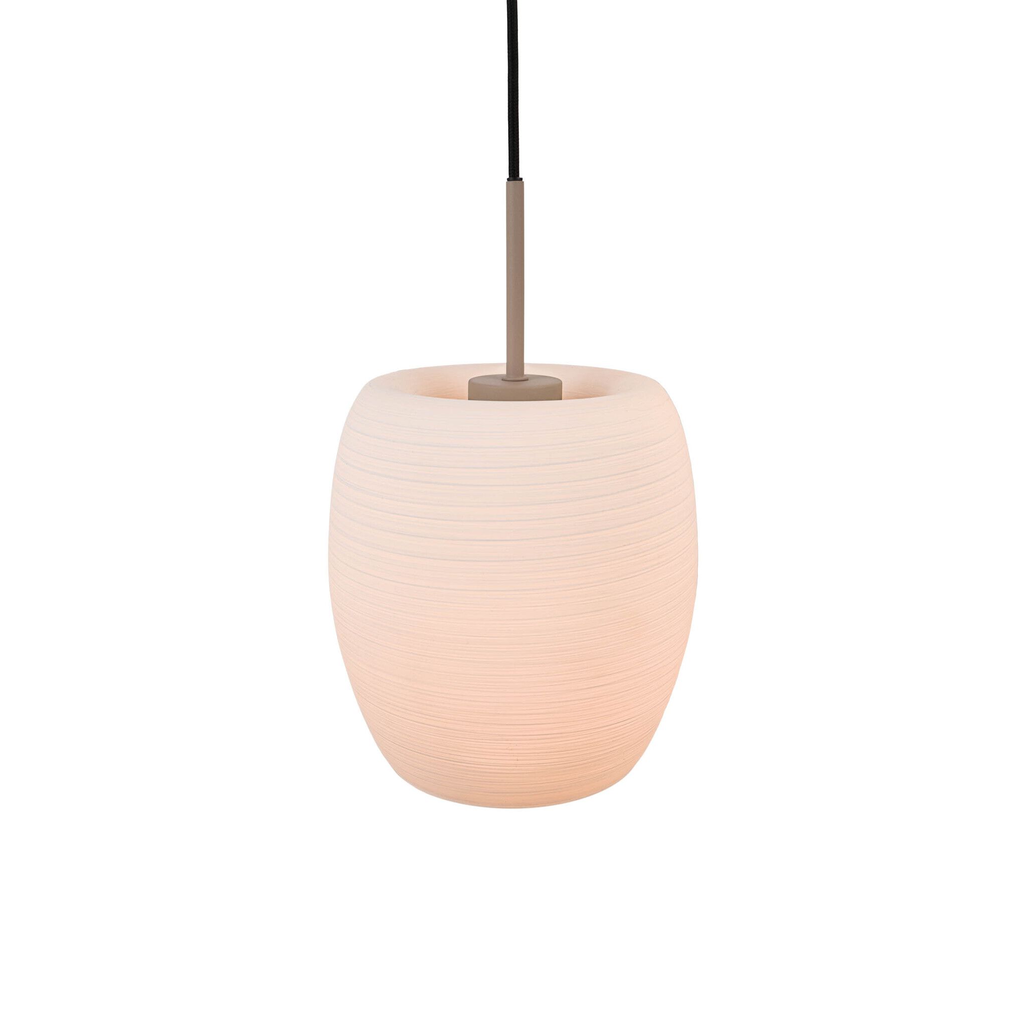 3er Pendelleuchte  NIRELIA  : 30cm beige - IP20, E27, Beige