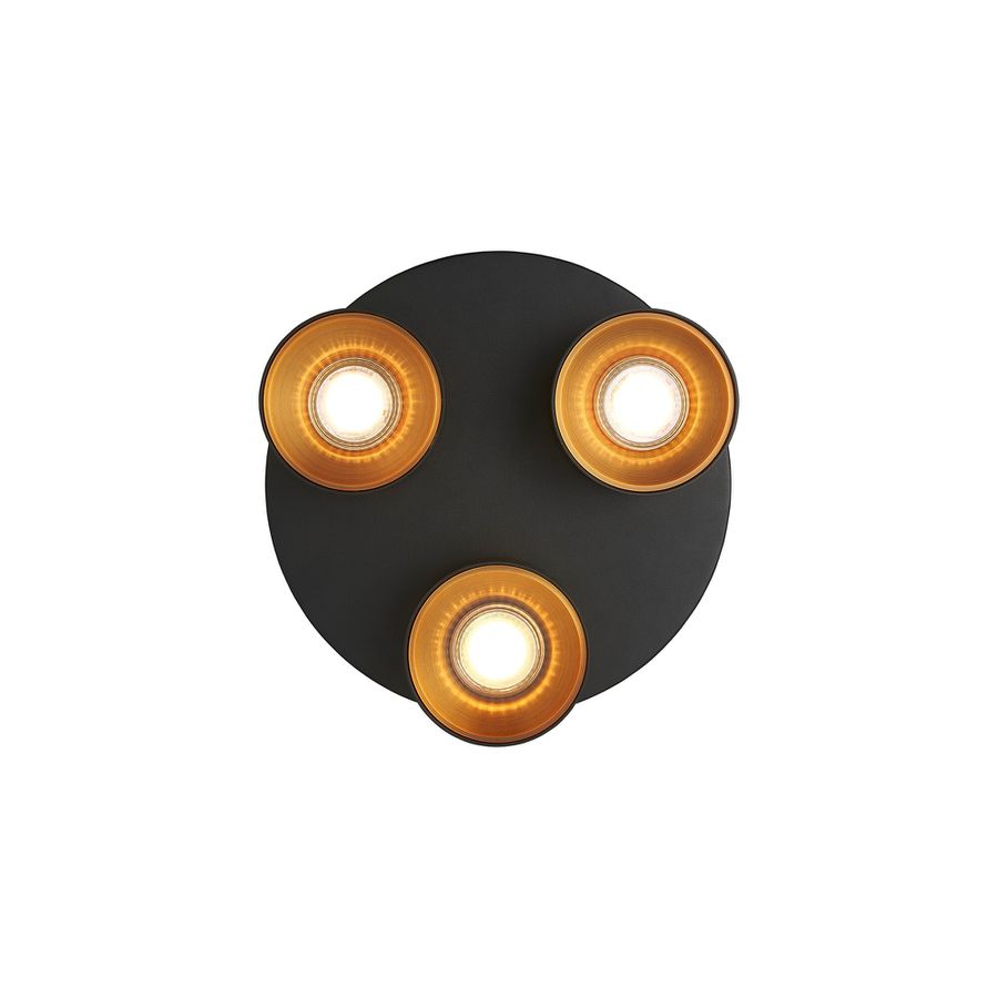 Spotlight Pitcher 3-Rondel - 3x50W, GU10, IP20
