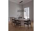 7er LED Pendelleuchte  SINGAPUR  L: 98cm schwarz - IP20, LED-Modul, Schwarz