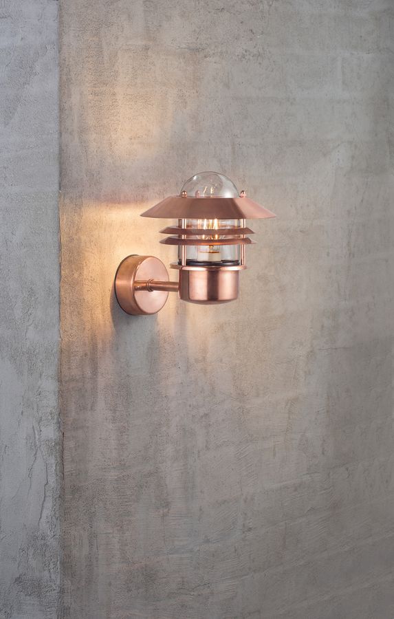 Blokhus, Wandleuchte, Kupfer - E27, max. 60W, IP54