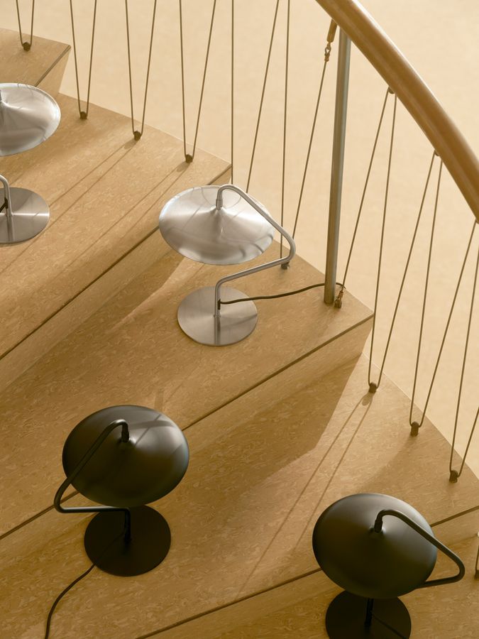 Tischleuchte Artist Edelstahl - LED-Modul, 15W, 3000K, 1000Lm, IP20