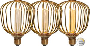 LED Leuchtmittel E27 G125 Decoled Metal - E27, 180lm, 1800K, 4.3W, 230V