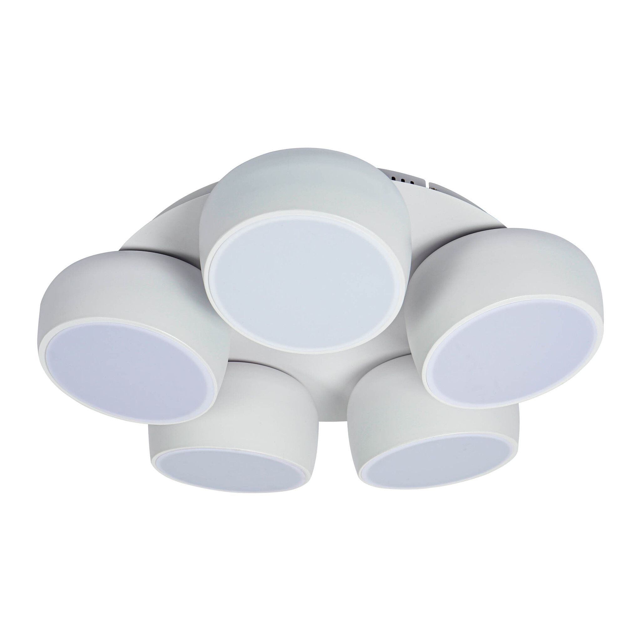 5er LED Deckenleuchte ELIORA weiß - LED-Modul, IP20, 230V