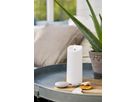 LED Pillar Kerze Flamme - Outdoor, Weiss, 18cm Höhe, Timerfunktion